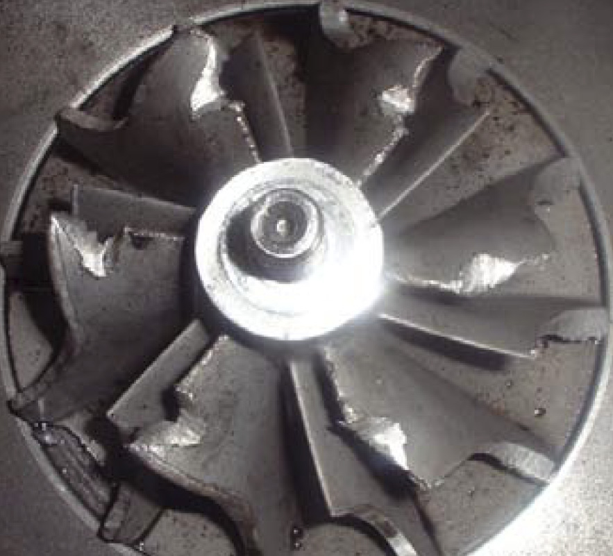 Fig. 17: Compressor Wheel Lock Nut