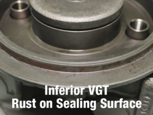 Inferior Rust on Sealing Surface