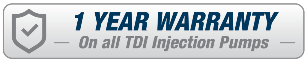 TDI Pumps Warranty